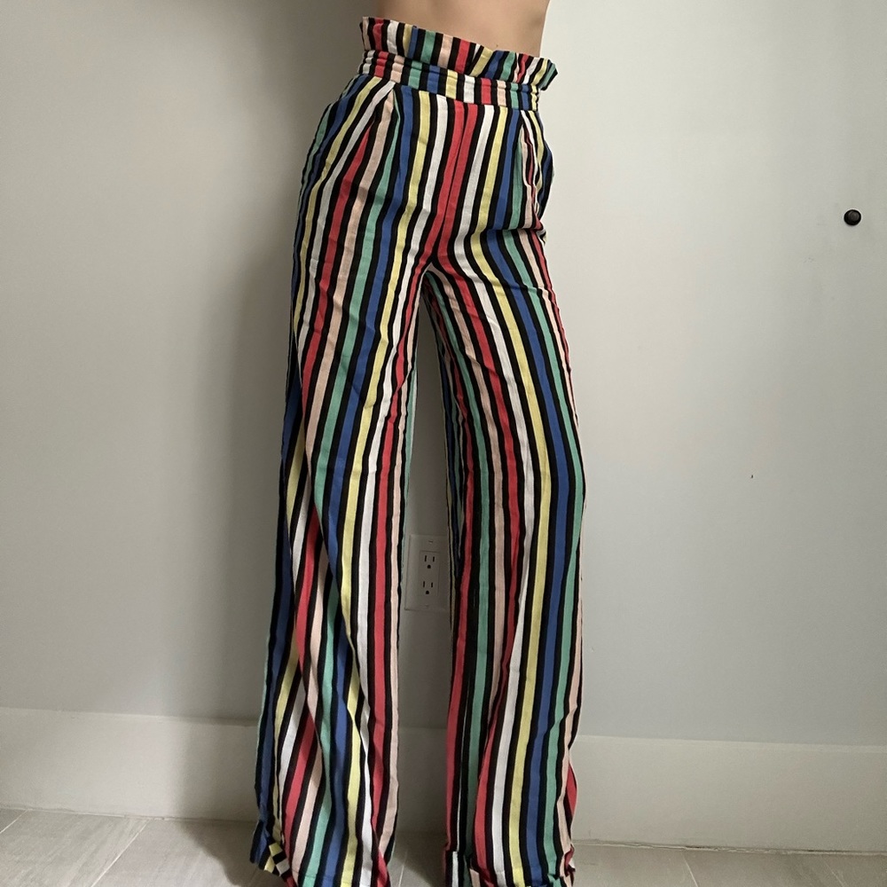 House of Harlow x Revolve Striped Pants